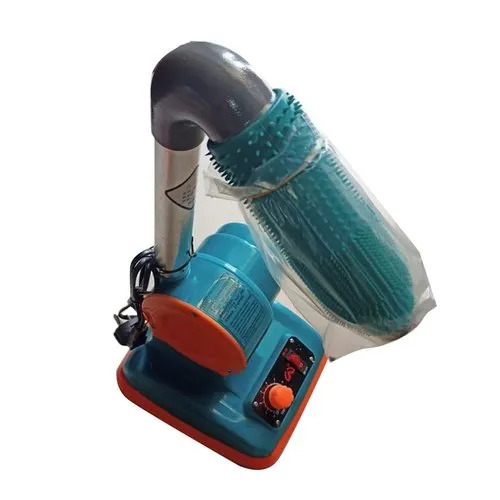 Stainless Steel Electric Thread Burner Machine - Color: Blue