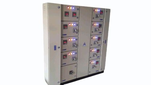 White Rectangular Electric Control Panel