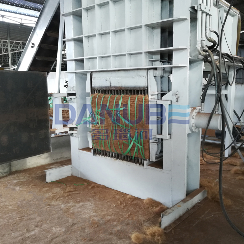 Coconut Fiber Press Baling Equipment Hydraulic Compressor Coco Fiber Baler Machine Cardboard Baler - Color: Customized