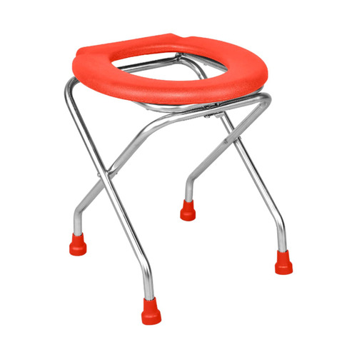 Stainless Steel Commode Stool - Color: .
