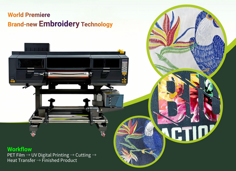 Uv Dte Digital Uv Embroidery Printer