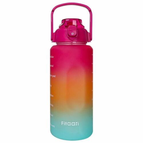 2l Plastic Motivational Water Bottle