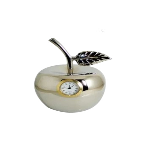 Fancy Brass Apple Table Clock