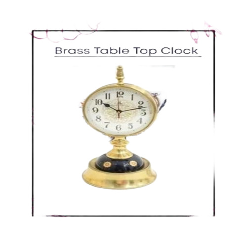 Fancy Brass Table Top Clock