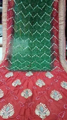 Gadhwali Silk Resham Border Saree