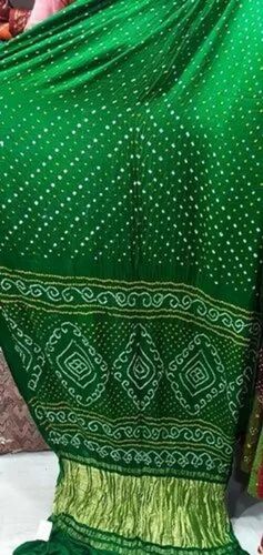 Gaji Silk Bandhani Saree