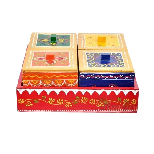 Handicraft Wooden Dry Fruit Box