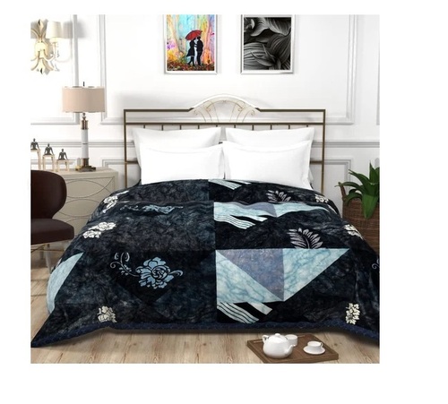 Printed Flano Double Bed Blanket