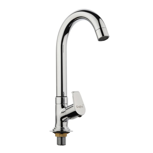 Stone CP Swan Neck Faucet