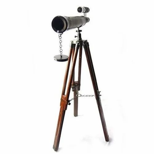 Wooden Antique Telescope