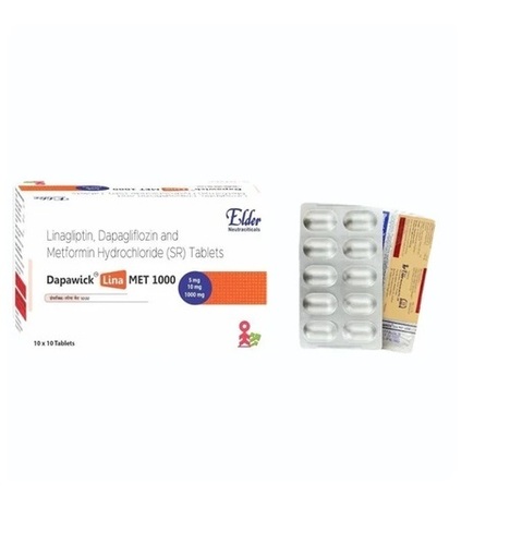 1000mg Dapawick Lina MET Linagliptin Dapagliflozin And Metformin Hydrochloride Tablets