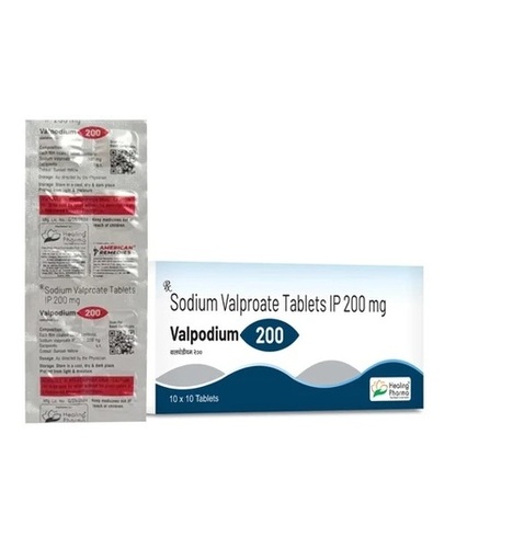 200mg Valpodium Sodium Valproate Tablets IP