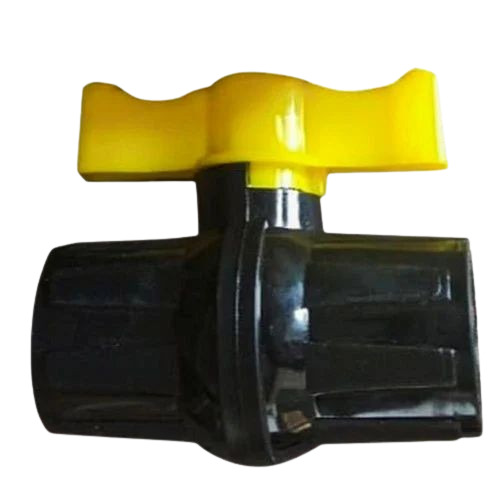 32 Mm Pp Solid Ball Valve - Color: Black