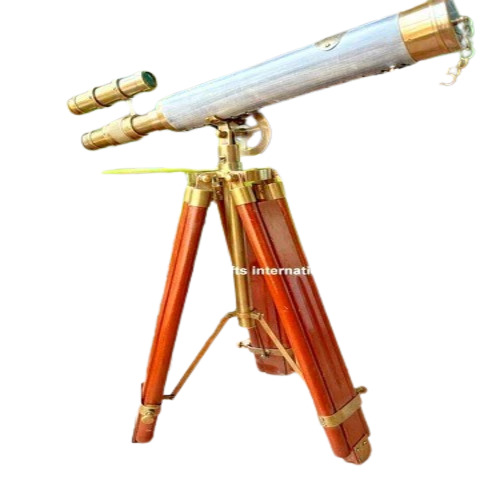 Brass Double Barrel Telescope