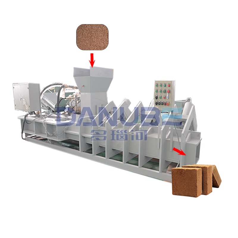Coconut Peat Press Equipment Coconut Coir Processing Machinery Coconut Peat Briquetting Machine