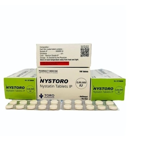 Nystatin 500000 Iu Tablets - Expiration Date: 3 Years