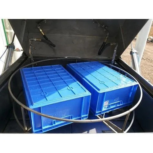 Rotary Bin Cleaner Machine