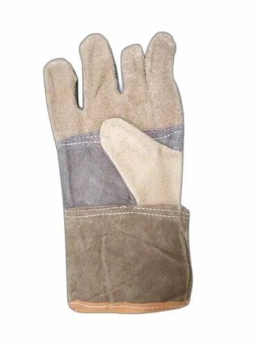 Brown Leather Hand Gloves