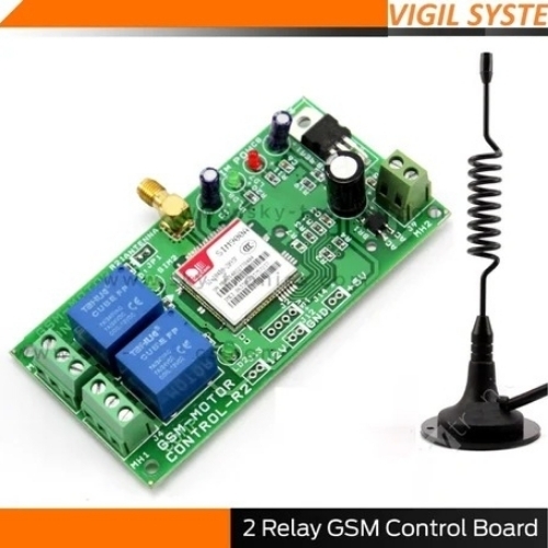 Gsm Control Board With 2 Relay On/Off