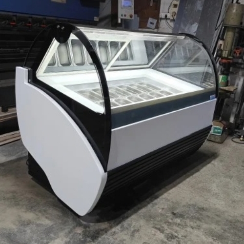 Ice Cream Scooping Freezers Display Counter