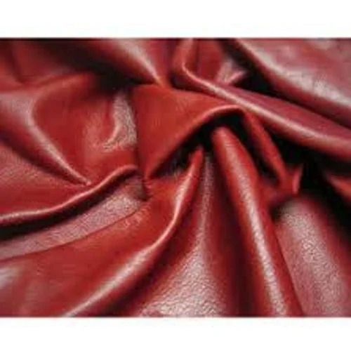 Natural Dry Milled Leather Fabric