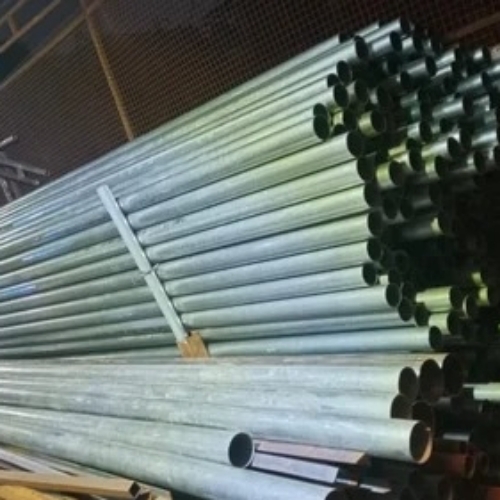 Single-Arm Steel Solar Street Light Pole, 12m, Galvanized - Corrosion Resistant, Weather Resistant, Durable, Solar Compatible