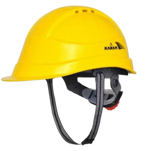 Yellow Karam Safety Helmet