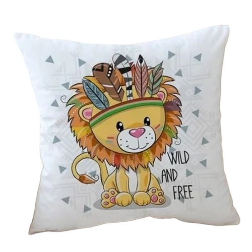 Custom Printed Lion Cushion