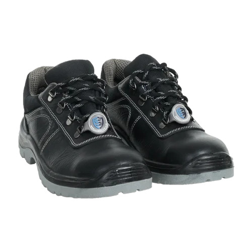 Lace Up Leather Safety Shoes