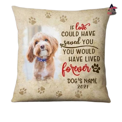 Photo And Name Printed Cushion