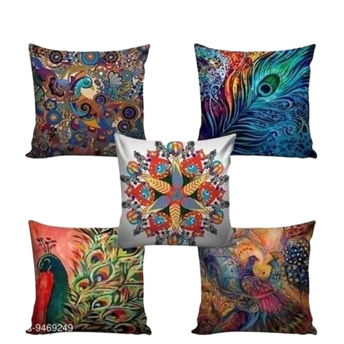 Soft Printed Velvet Cushion