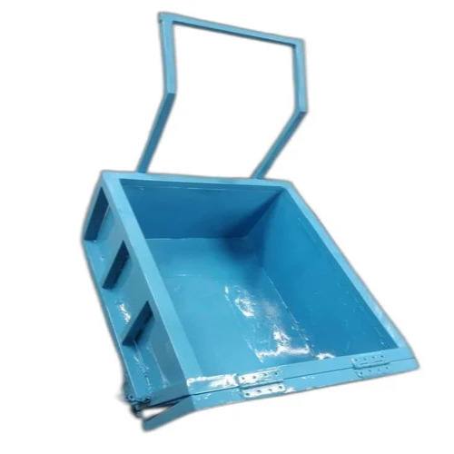 Blue Mild Steel Handling Trolley