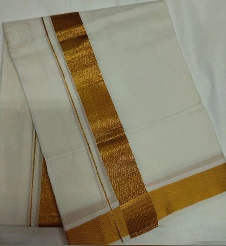 Hand Wash Men Kasavu Double Dhoti