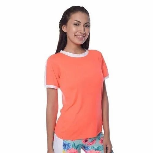 Ladies Orange T Shirt