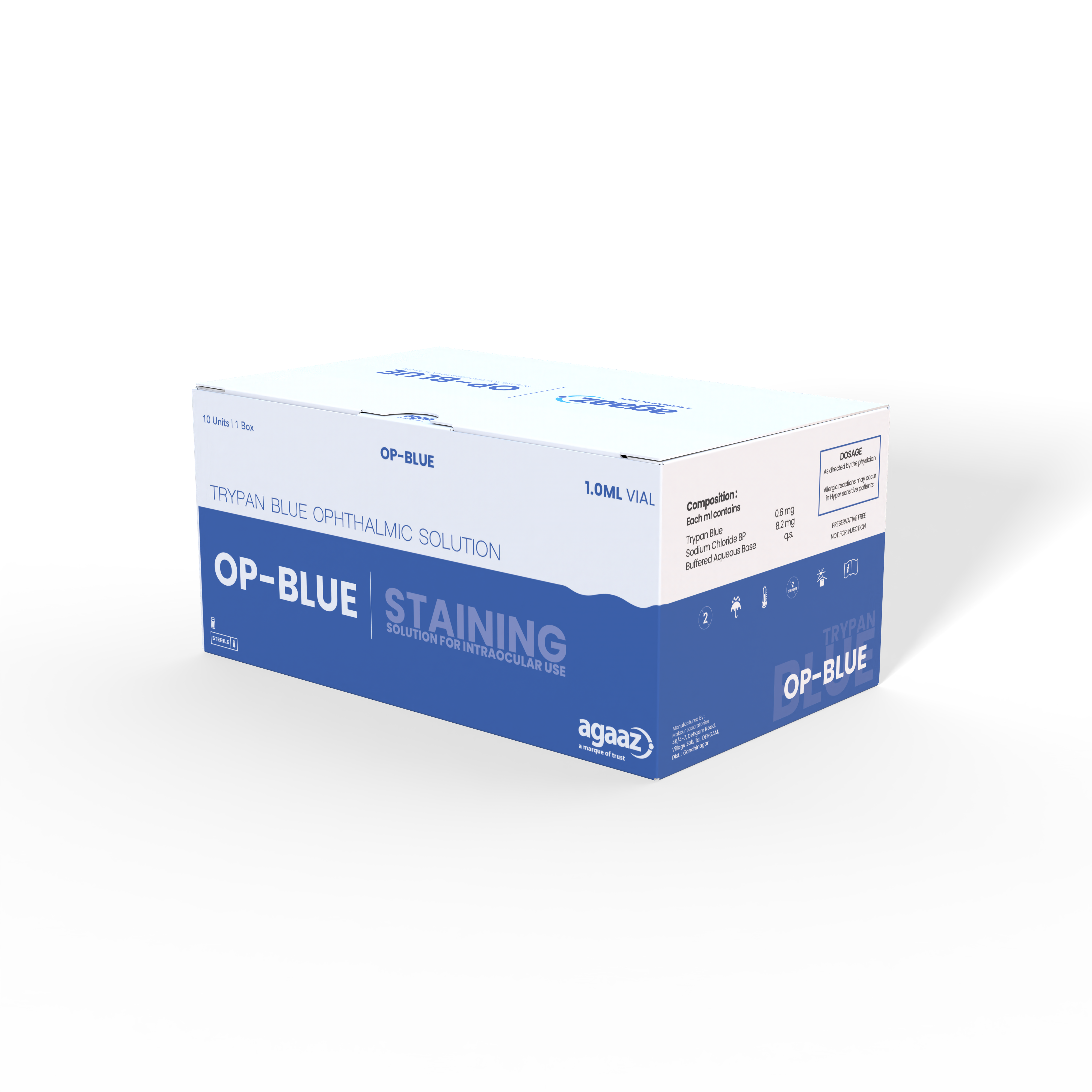 OP BLUE (Trypan Blue Ophthalmic Solution 0.06% W/V)