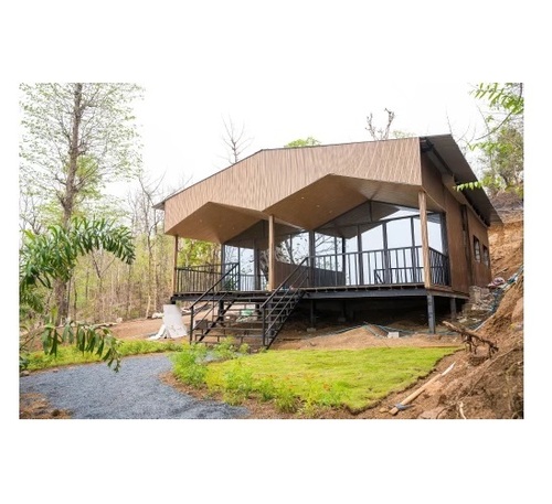 Resort Wooden House Construction Service