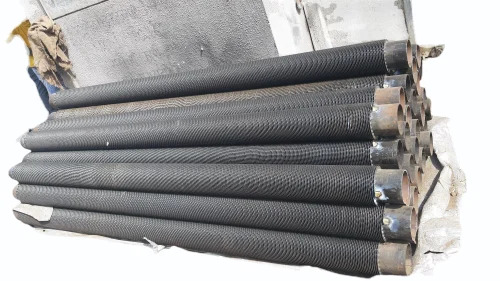 Spiral Finned Tube - Color: Silver