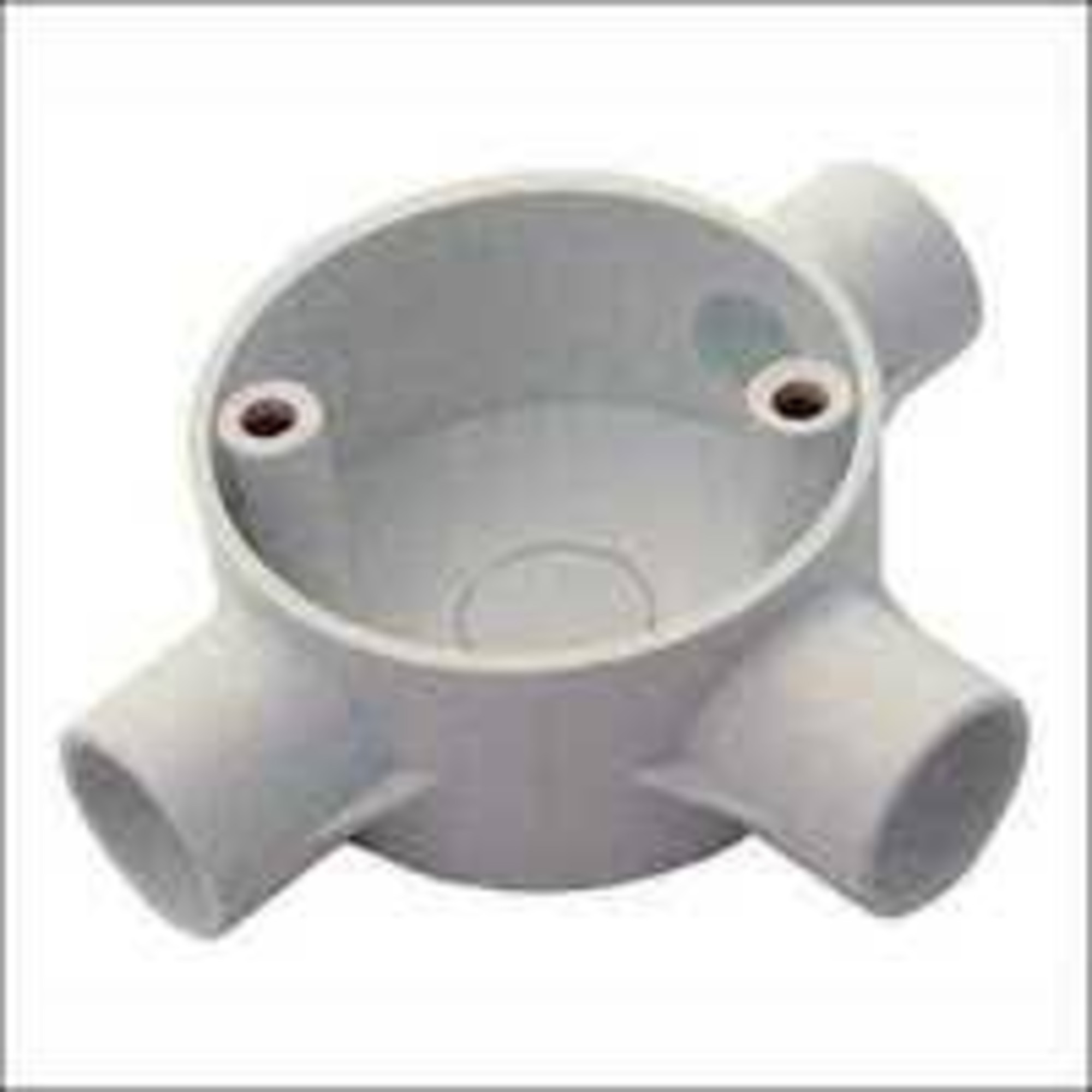 25mm BEC Plast White PVC Junction Box
