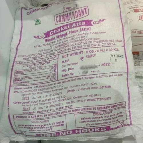 30kg Commandant Chakki Atta