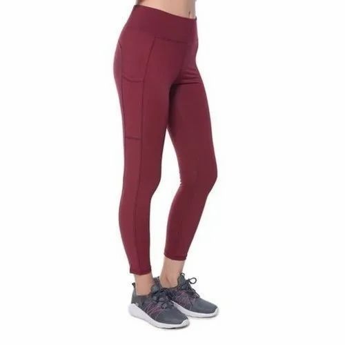 Maroon Ladies Jegging