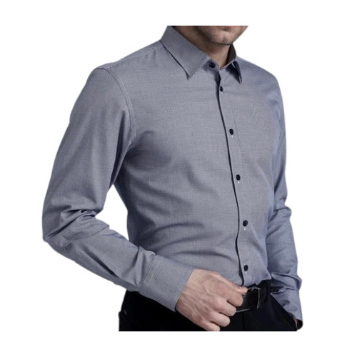 Mens Grey Formal Shirt