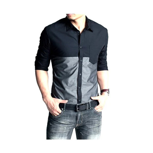 Mens Plain Casual Shirt