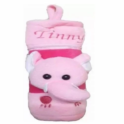 Pink Animal Baby Bottle Cover