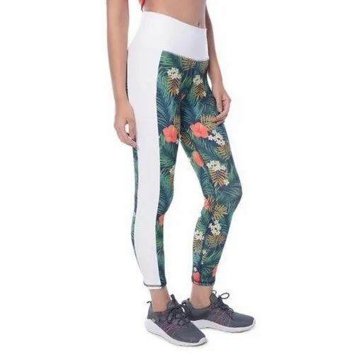 Tropical Print Ladies Jeggings