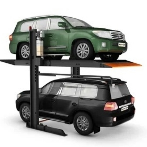 Two Pole Light Load Stack Parking System - Container Load: 2300 Kilograms (Kg)