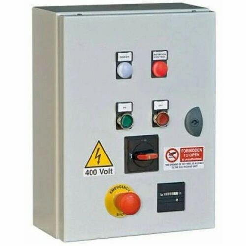 215mm Mild Steel Three Phase Plc Electrical Control Panel