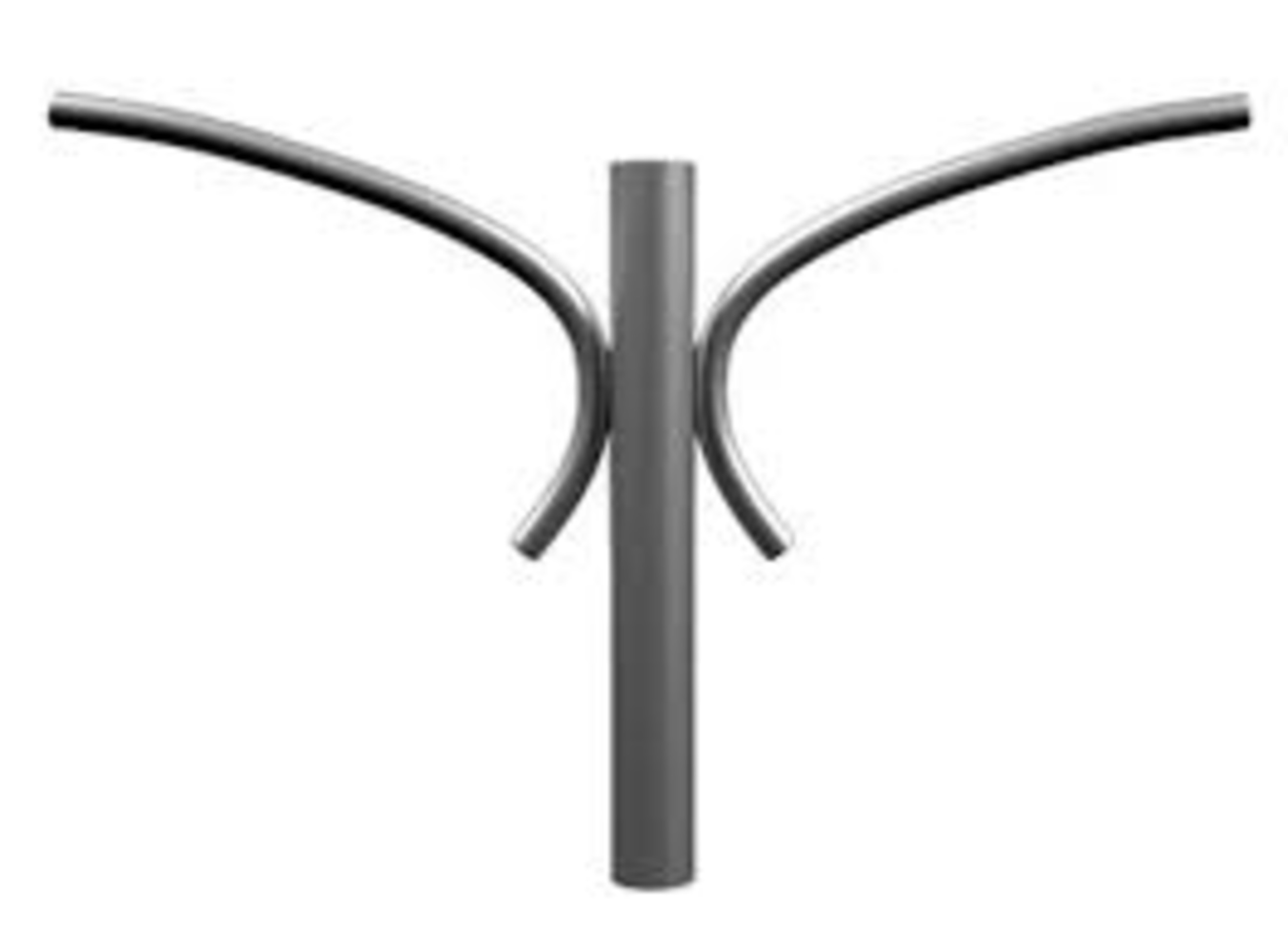 3Mm Double Arm Pole Bracket - Material: Metal