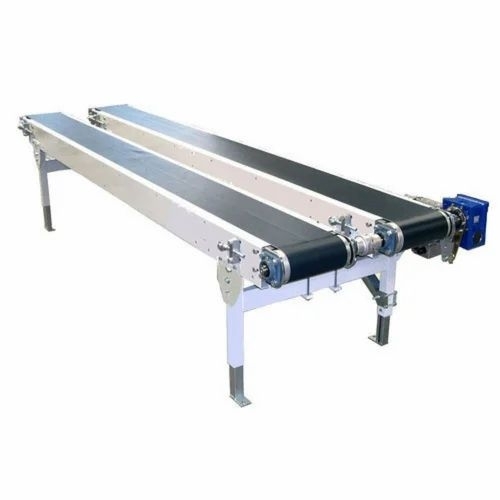 Double Decker Belt Conveyor - Color: White
