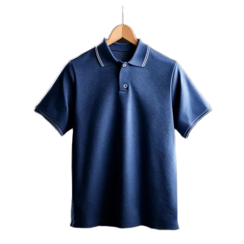 Mens Blue Polo T Shirt
