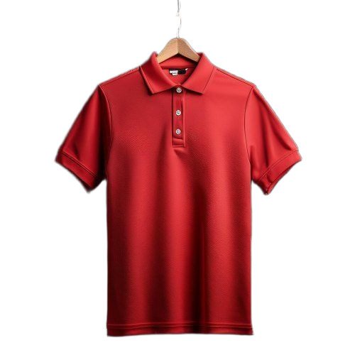 Mens Red Polo T Shirt